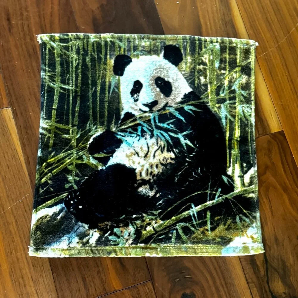 Creative Bath Panda Bear Bamboo Beach Bath 50x27